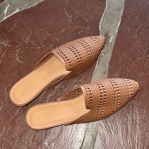 Brown slides size 9.5 (WORN ONCE)